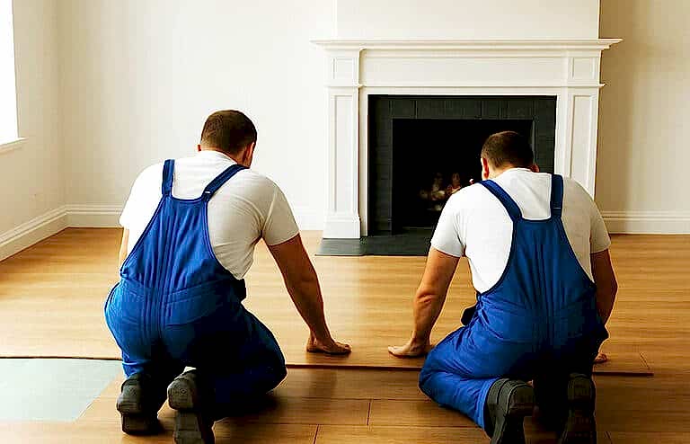 Laminant Parke Döşeme 2 Salon zeminine laminant parke döşeyen usta