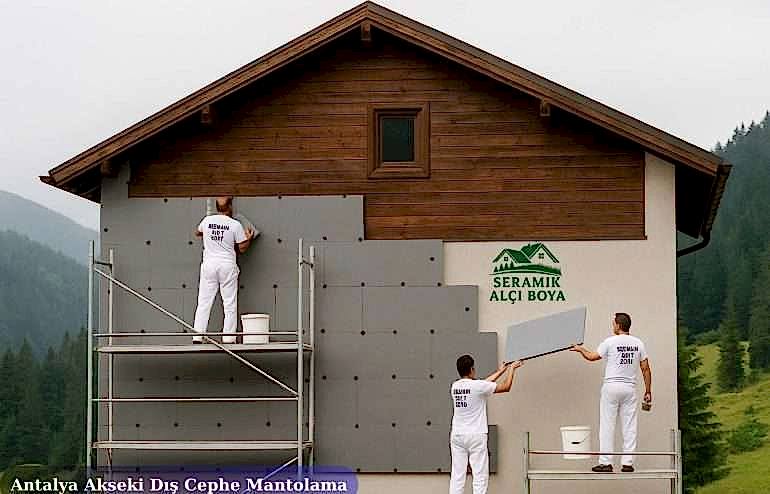 Antalya Akseki Dış Cephe Mantolama 2025 4 Antalya Akseki Dış Cephe Mantolama uygulamasıyla binalar estetik ve yalıtımlı hale geliyor. Seramik Alçı Boya ekibi, profesyonel mantolama çözümleri sunar.
